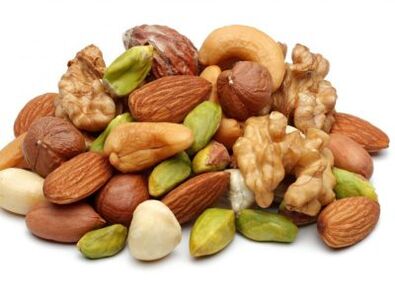 Nut mixture for male enhancement